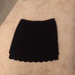 Loft black skirt